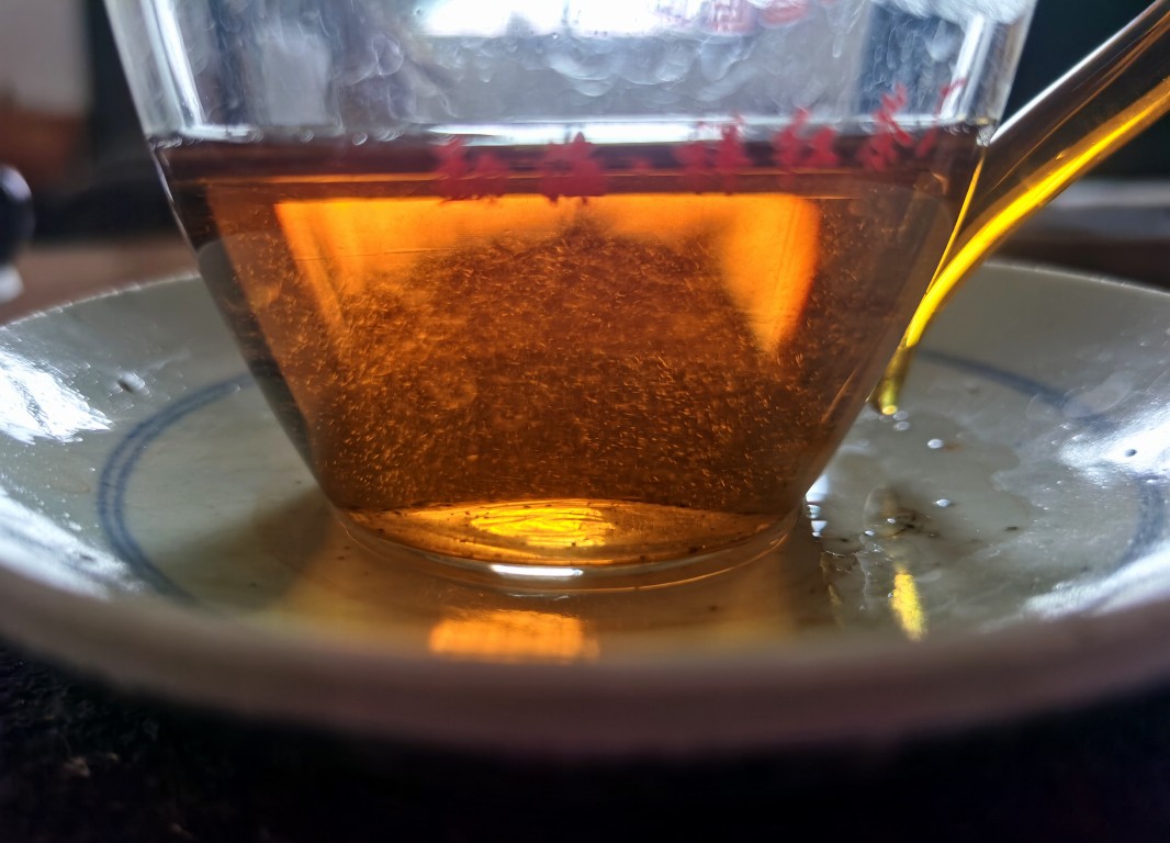 普洱生茶茶汤